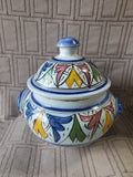 Hand Painted Pottery Jar