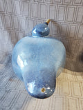 (B) Ceramic Blue Bird Figurine