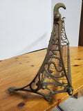 Vintage Railway Brass Luggage Hat Wall Rack