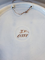 Signed Hand Painted Ceramic Wall Hanging Plate