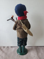 (I) Byers' Choice Carolers "Golfer" Figurine