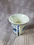 Vintage Delft Blauw Windmill Demitasse and Saucer Set