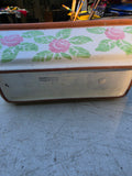 Glazed Terracotta "Rose" Rectangular  Planter