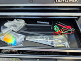 Craftsman Chest on Chest Rolling Tool Cabinet w/Assorted Tools (B)***HEAVY ITEM***READ DETAILS ON PICK UP POLICY***