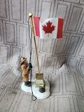 Department 56 Dickens' Village "Dickens' Raising the Flag" Figurine