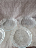 20 Piece Clear Glass Flower Petal Dish Set
