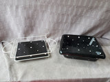 Temp-Tations Black and White Polka Dot Baking Dish with Wire Rack and Trivet (A)