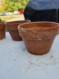 4-Piece Terracotta pot Lot - 8.5" x 6"