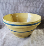 Vintage Watt Pottery Yellow Mixing Bowl