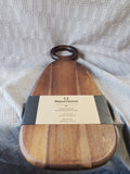 Natural Elements Acacia Wood Charcuterie Board UNUSED