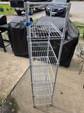 6-Tier White Wire Shelving Unit