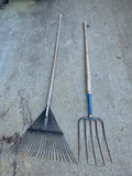 Pitch Fork and Leaf Rake