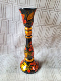 Russian Khokhloma Lacquerware Candlestick
