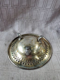 Silverplate Reticulated Rim Trinket Dish