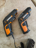 Pair of WORX Rechargeable Screwdrivers w/Charger