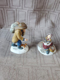 Department 56 Dickens' Village "A Treasure from the Sea" 2 Piece Figurine Set