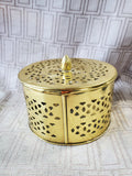 Brass Potpourri Covered Dish