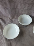 Set of 4 Studo Nova Ivory Fine China Dessert Bowls