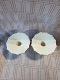 Pair of Lenox Embossed Candlestick Holder