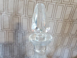 Heavy Cut Glass Decanter