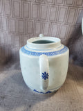 5 Piece Asian Inspired Blue and White Rice Eye Dish Lot AS IS—READ DESCRIPTION CAREFULLY**