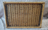 Woven Wood Baskets with Wooden Handles