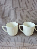 Set of 4 White Demitasses