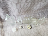 Lot of Vintage Glass Bottles