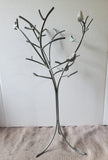 Metal and Plastic Bird Jewelry Display Tree