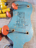 Vintage Fisher Price Toys Wooden "Pluto" Pop-Up Kritter