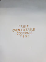 Fruit Oven to Table Cookware Souffle Dish