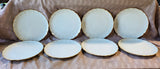 Set of 8 Scalloped Edge Snack Plates