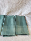 Set of 11 Green Fabric Napkins