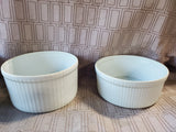 Lot of 3 Soufflé Dishes