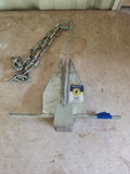 Traditional #4 Galvanized Steel Boat Anchor (For Boats Up to 16')