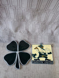 Pair of Irish Themed Stained Glass Suncatchers