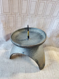 Black Metal Pillar Candle Holder
