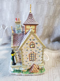 Coventry Cove "St. Joseph's Chapel" Lighted House WORKS (D)