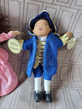 Pair of Colonial Williamsburg Small Cloth Margaret and Bristol Dolls