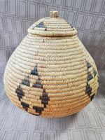 Vintage Zulu Hand Woven Basket