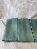 Set of 11 Green Fabric Napkins