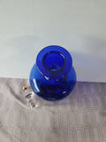 Si-An Cobalt Blue Glass Sun, Stars, and Moon Decanter