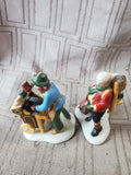 Department 56 The Heritage Village Collection "Cobbler & Clock Peddler" 2 Piece Figurine Set