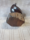 Carved Wooden Bird Figurine