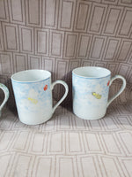 Set of 4 American Atelier at Home "Floral Garden" 5088 Mugs