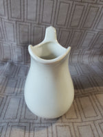 Small White Ceramic Cream Pitcher