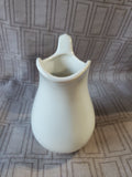 Small White Ceramic Cream Pitcher
