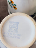 5 Piece Gmundner Keramik Pitcher and Tumbler Set