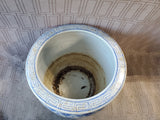 Blue and White Ceramic Planter