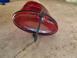 Red Glass Hummingbird Feeder (needs a new stopper)